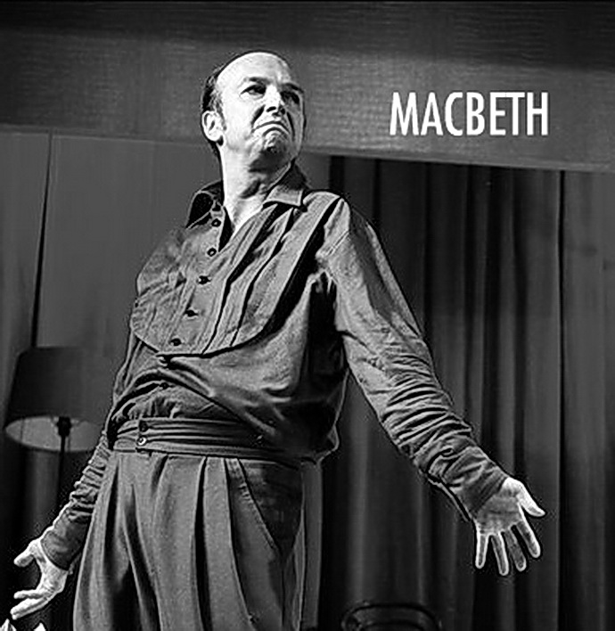 Jan Vondrek v tituln roli Macbetha