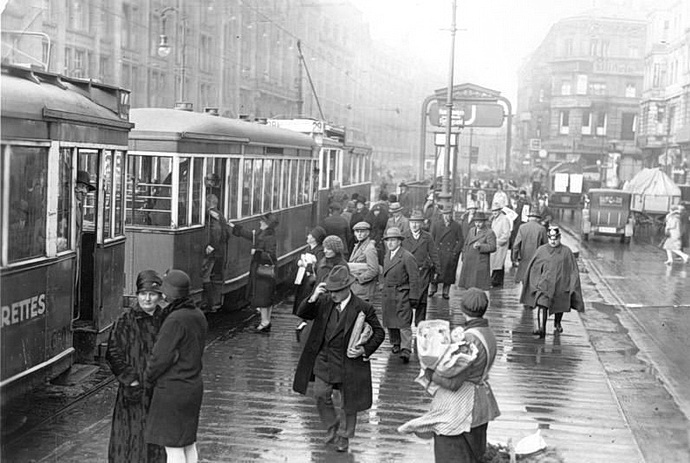 Berlin Alexanderplatz v roce 1928