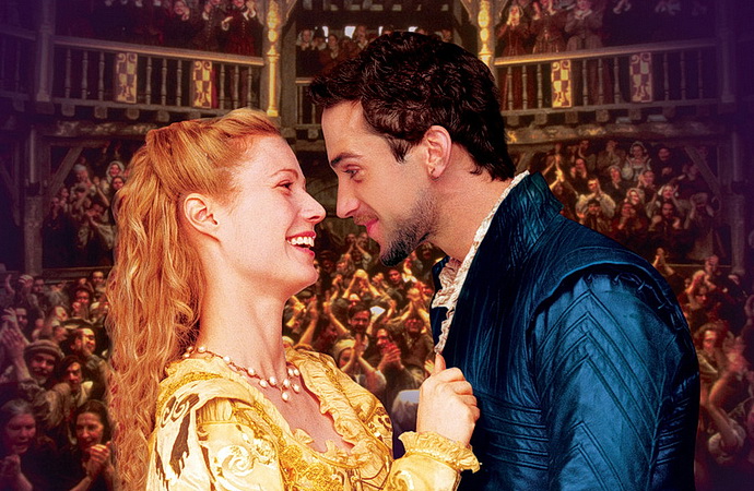 G. Paltrowová a J. Fiennes (Zamilovaný Shakespeare)