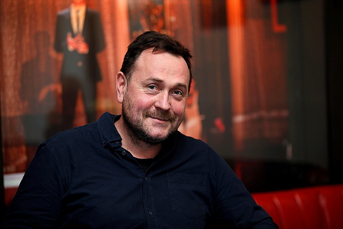 Martin Františák v kavárně ŠD (Foto: Jiří Vaněk)