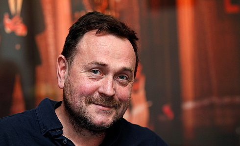Martin Františák v kavárně ŠD (Foto: Jiří Vaněk)