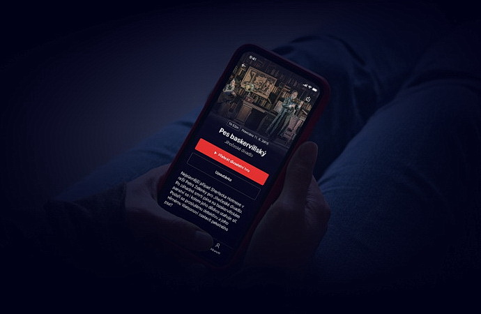 Divadelní videoportál Dramox aplikace v mobilu