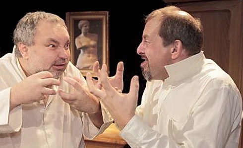 V�clav Svoboda a Otakar Brousek ml. v inscenaci Kouzeln� noc