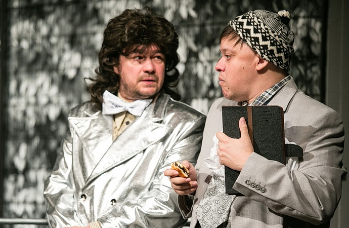 L. Špinar a Petr Borovec (Zahradní slavnost)