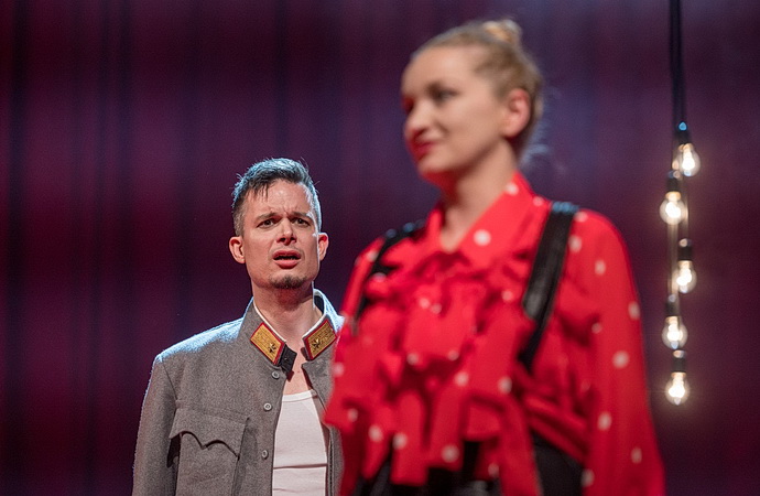 Jan Musil a Karolna afrnkov (Don Juan se vrac z vlky)