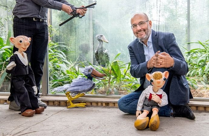 Spejbl a Hurvínek v zoo