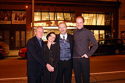 Zleva Vladim�r Kloubek, Mark�ta Sedl��kov�, Stanislav Mo�a a