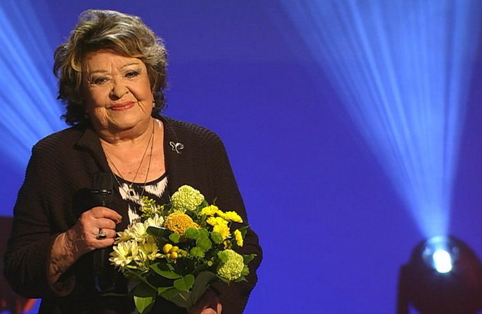 Jiřina Bohdalová při předání Ceny Genia smíchu