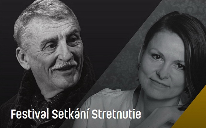 Martin Huba a Klára Melíšková (vizuál festivalu)