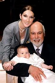 Celine Dion a René Anglila se synem (Foto z webu)