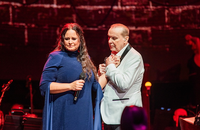 Jitka �van�arov� a �tefan Margita v pra�sk� O2 aren�