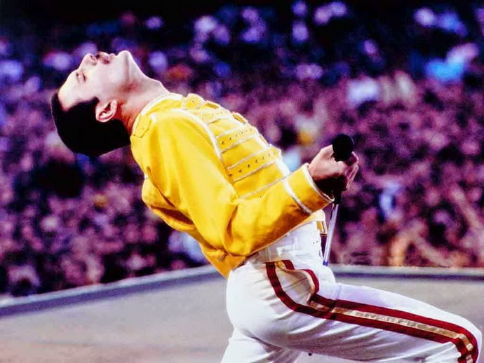 Queen ve Wembley - Freddie Mercury