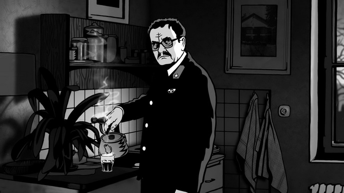 Miroslav Krobot ve filmu Alois Nebel, natoenm technologi 