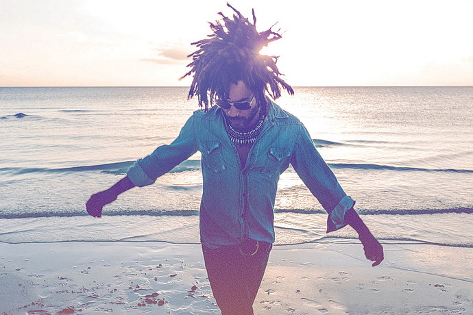 Lenny Kravitz na přebalu CD Raise Vibration