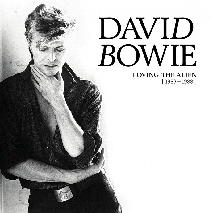 Přebal 4CD Loving The Alien (1983-1988)