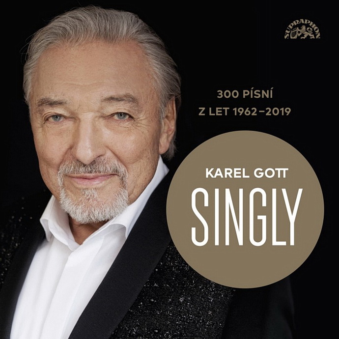 Pebal alba Karel Gott: Singly - 300 psn z let 1962-2019