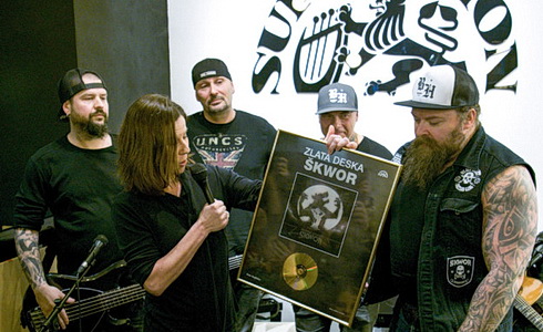 Škwor v prodejně Supraphon Musicpoint (Foto: T. Faugner)