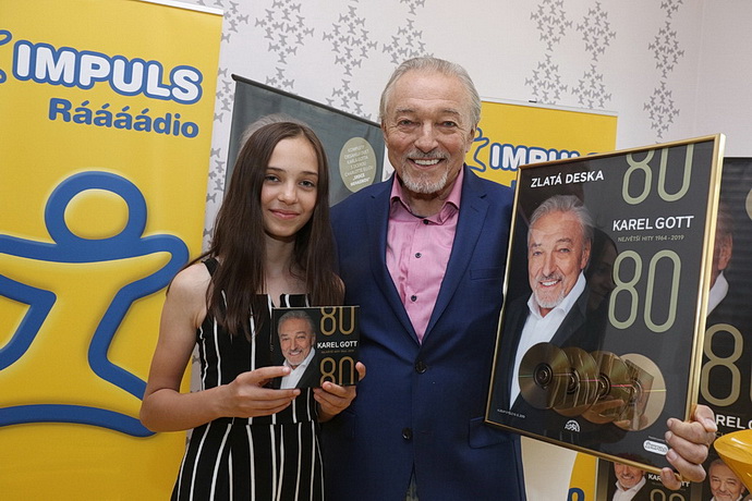 Karel Gott s dcerou Charlottkou