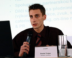Daniel Trojan při TK
