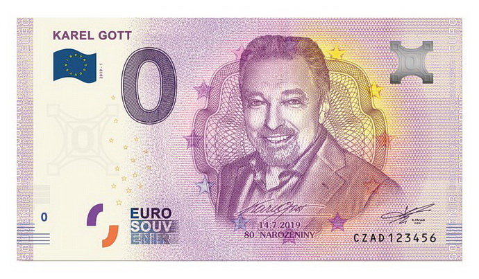 Karel Gott na bankovce