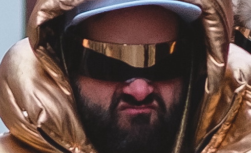 Kapitán Demo při natáčení klipu