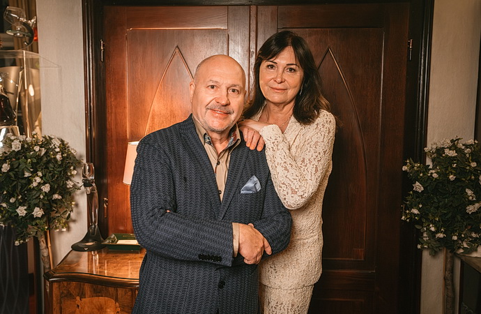 Michal David s manelkou Marcelou (Foto: Pavla Hartmanov)