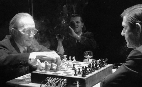 Duchamp a Cage v Torontu v roce 1968