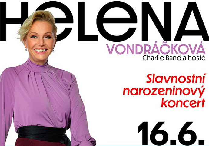 Helena Vondráčková na plakátu (Zdroj: Agentura MM Praha)