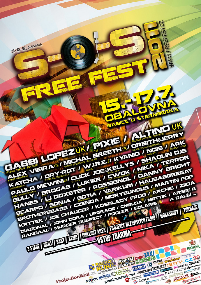 Plakt akce S-O-S Free Fest 2011