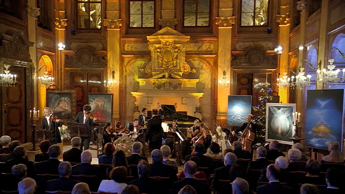 Vánoční koncert z Valdštejnského paláce