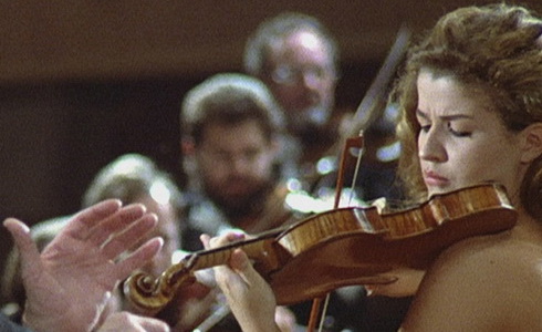 Anne-Sophie Mutterov a Herbert von Karajan