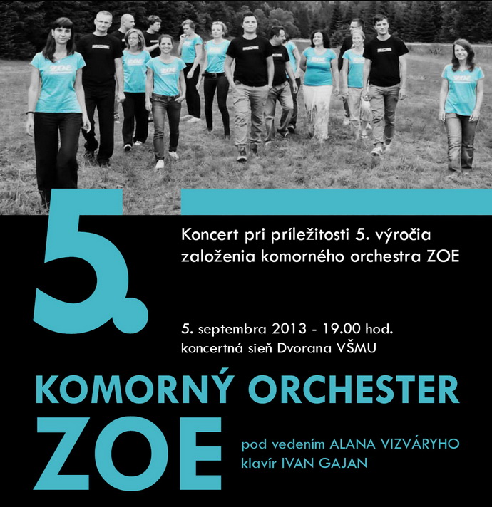 Koncert pri 5. vro psobenia Komornho orchestra ZOE