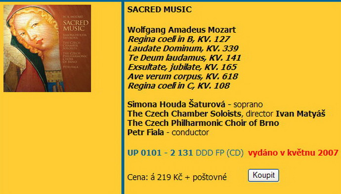 Wolfgang Amadeus Mozart: Sacred Music