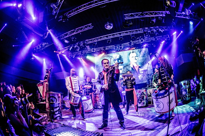 Tokhi a Pavel Šporcl v Lucerna Music Baru