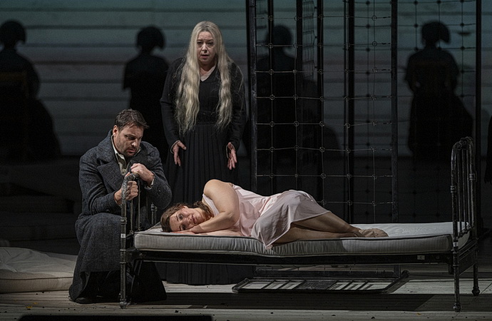 Pavel Černoch,Nina Stemme a Lise Davidsen (Její pastorkyňa)