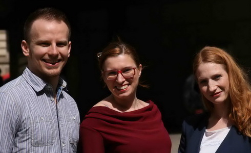 J. Bartoš, P. Dotlačilová a L. Hayashi. (Zdroj: B. Truksová)
