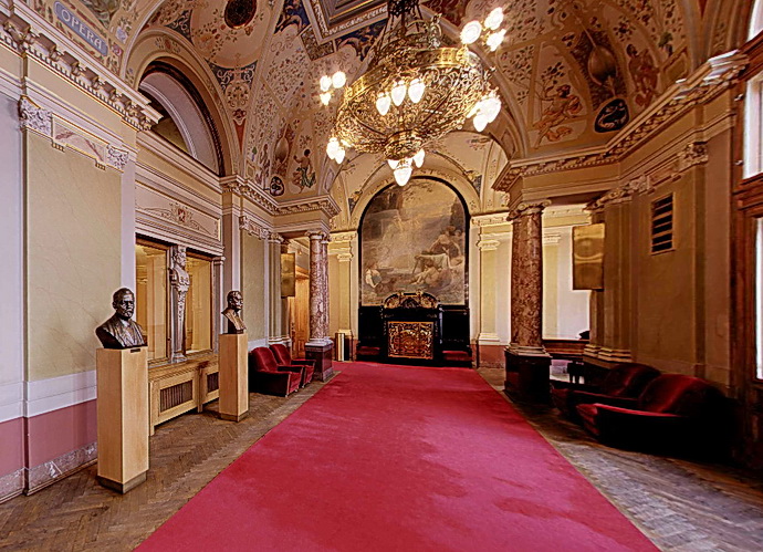 Velk divadlo J.K. Tyla v Plzni - foyer