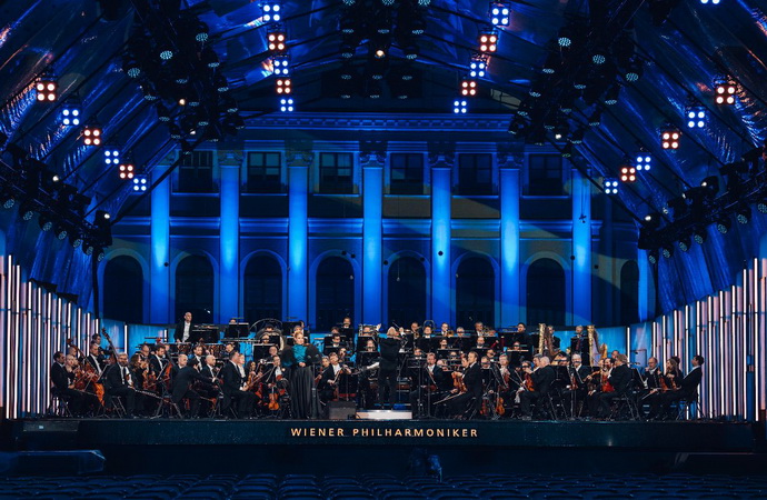 Koncert v parku zámku Schönbrunn (Foto: Niklas Schnaubelt)