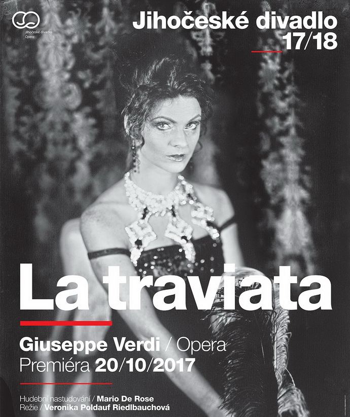 G. Verdi: La traviata (plakát k představení)