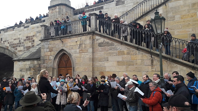 Sborový happening Májová sborovna