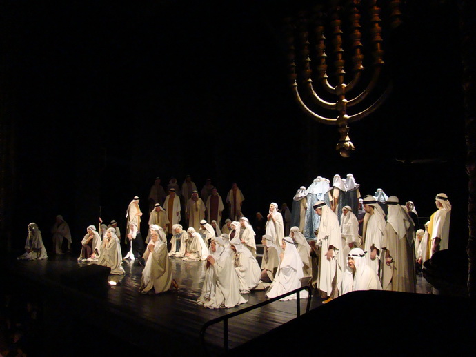 Z inscenace opery Nabucco