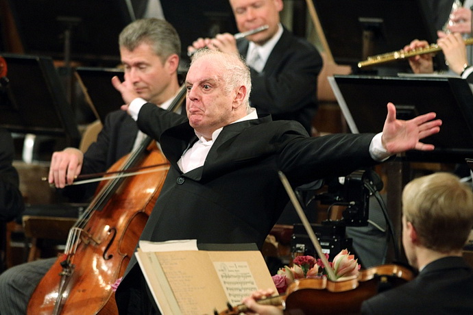 Dirigent Daniel Barenboim s Vdeskmi filharmoniky