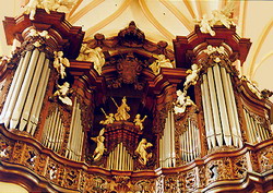 Varhany v kostele sv. Moice