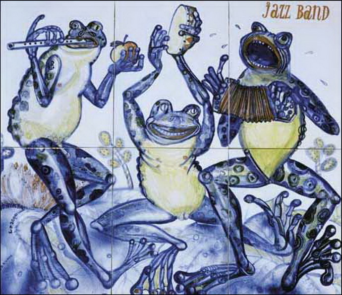 Hledej bu I., 2002, kresba tukou, tempera, 45x60 cm