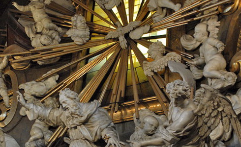 Interir kostela sv. Frantika z Assisi na Starm mst