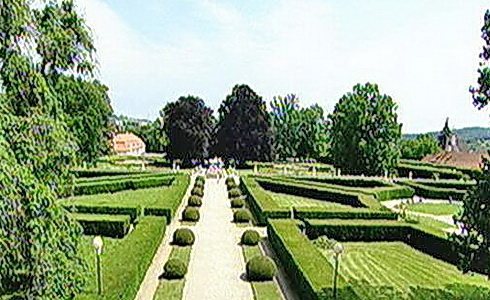 esk Krumlov - zahrada