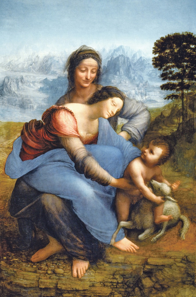 Svatá Anna s Pannou Marií a malým Kristem