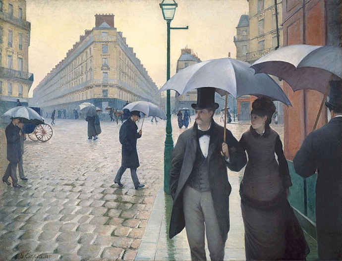 Gustave Caillebotte – Pask ulice v deti