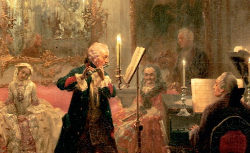 Adolf von Menzel – Fltnov koncert