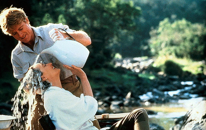 Robert Redford a Meryl Streepová (Vzpomínky na Afriku)